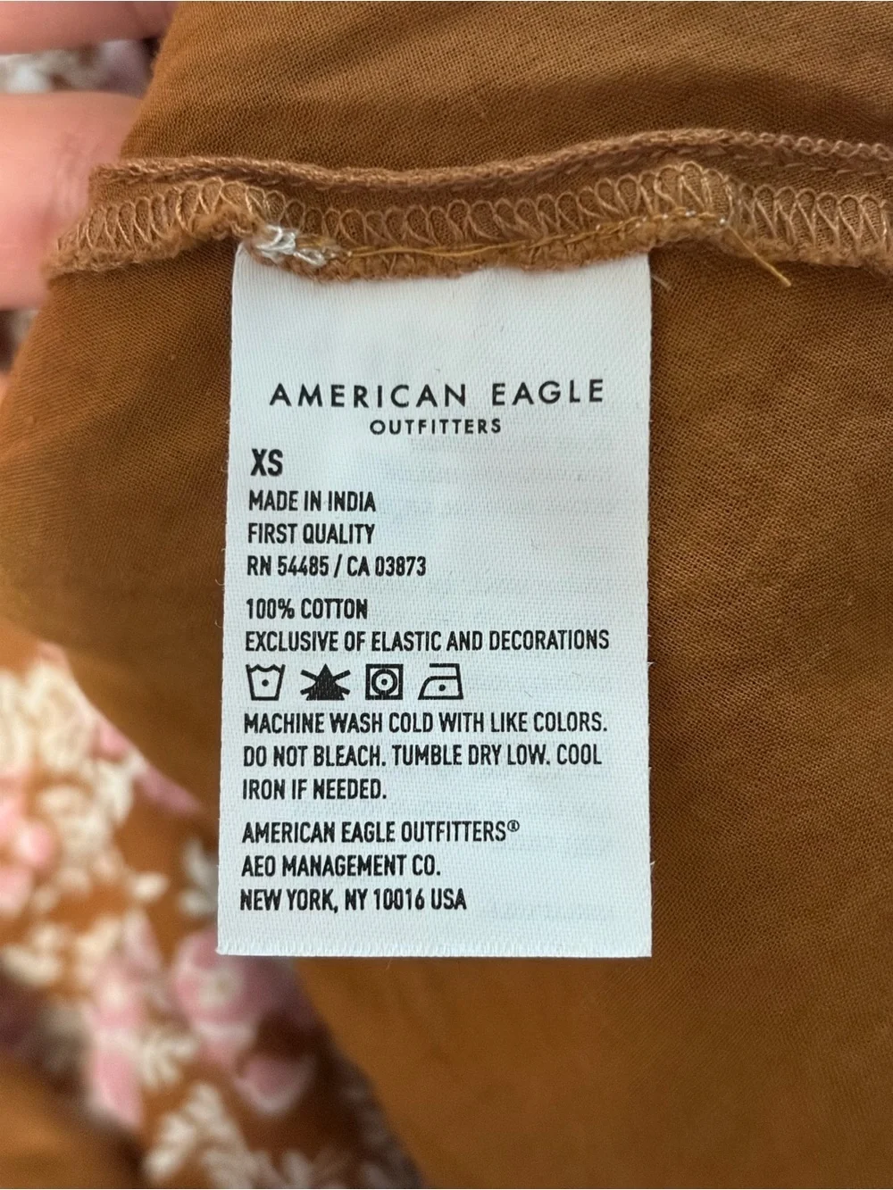 American eagle boho summer shirt bohemian ruffle floral tiered dress mini sz xs